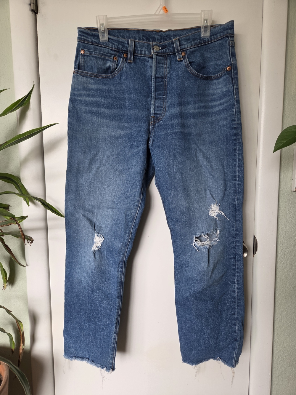 Levi's Distressed 501 Jeans